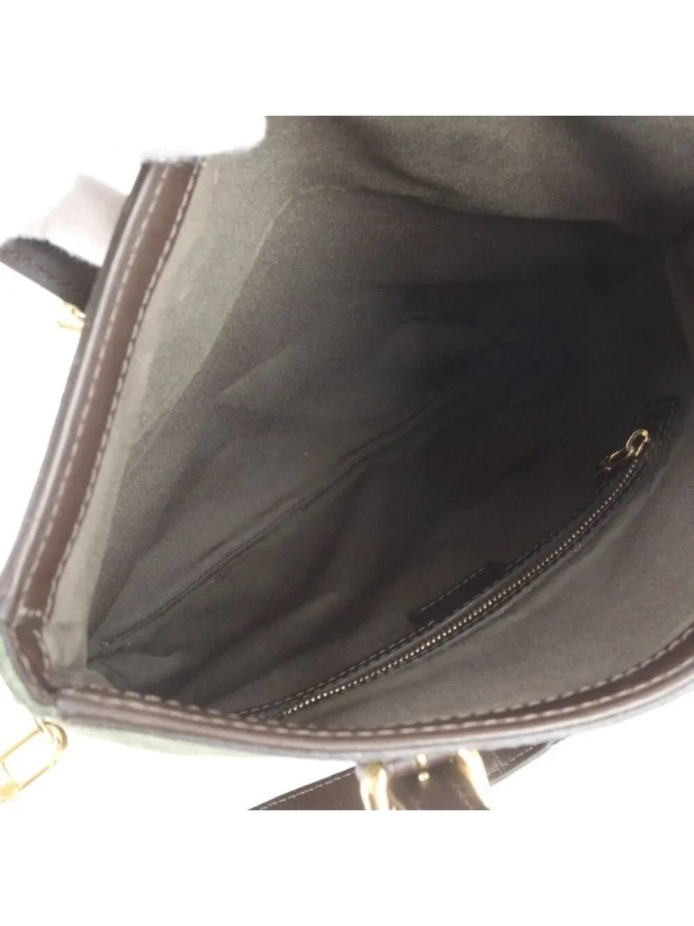 Louis Vuitton Monogram Mini Francois Khaki 2-Way Shoulder Bag Tote